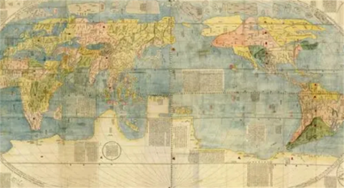 明朝第一张世界地图是什么（《坤舆万国全图》）